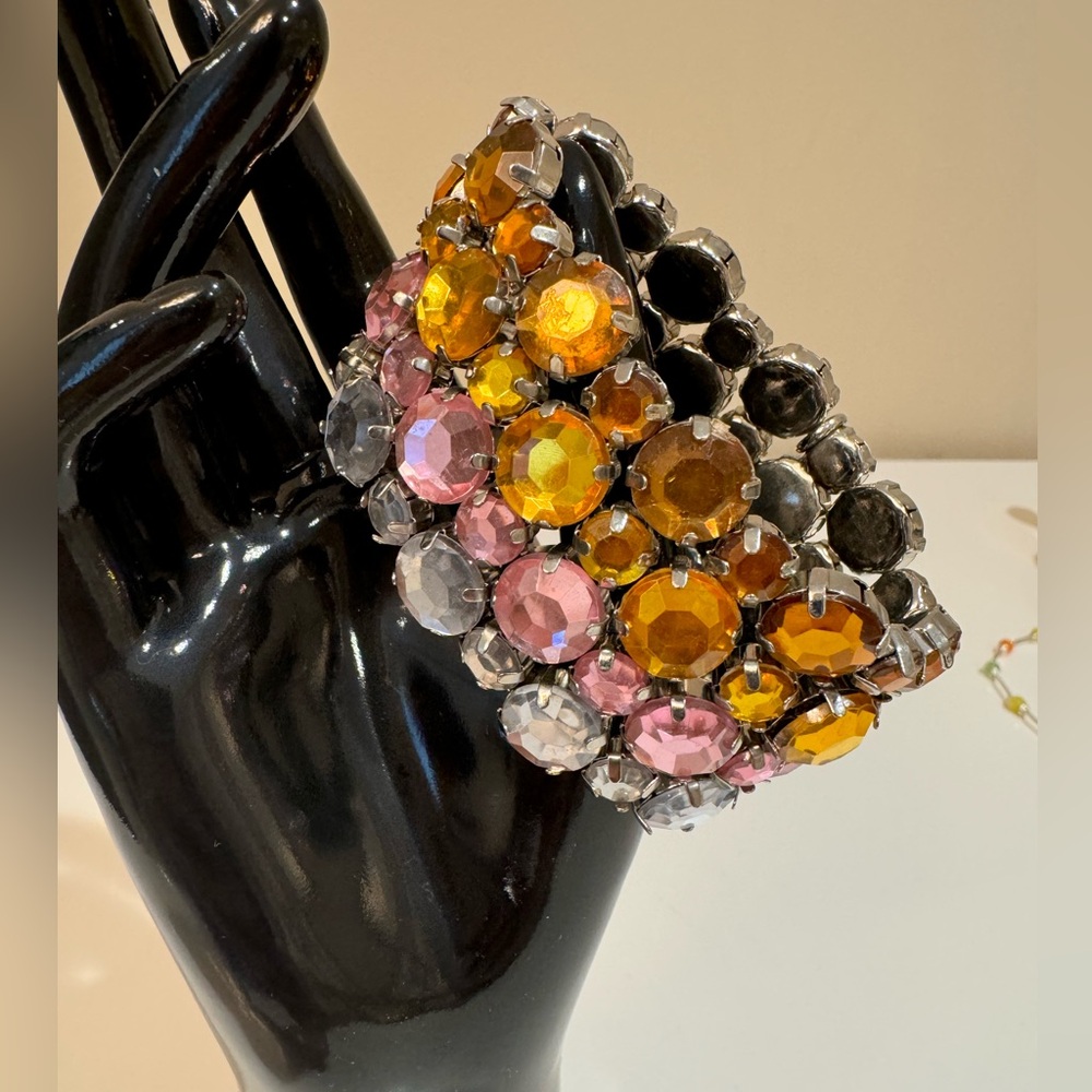 5 for $30 GAP Chunky Multi Colored Oversized Jewel Rhinestone Bracelet